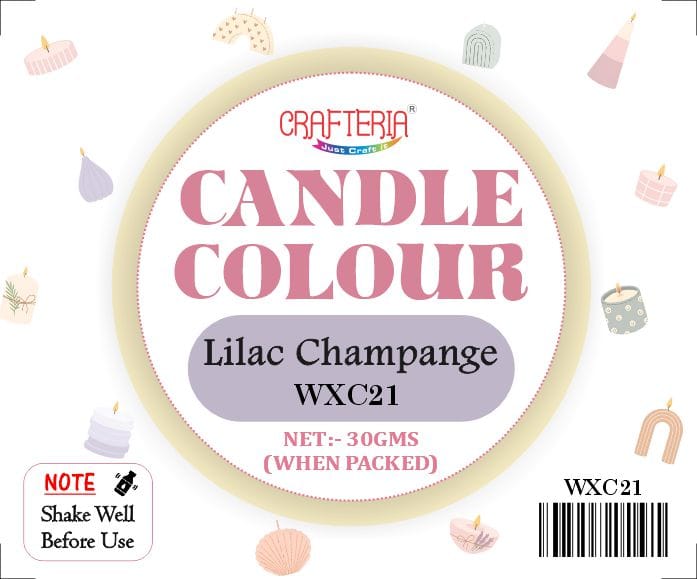 Lilac Champange Candle Colour - 3 - Furxotic