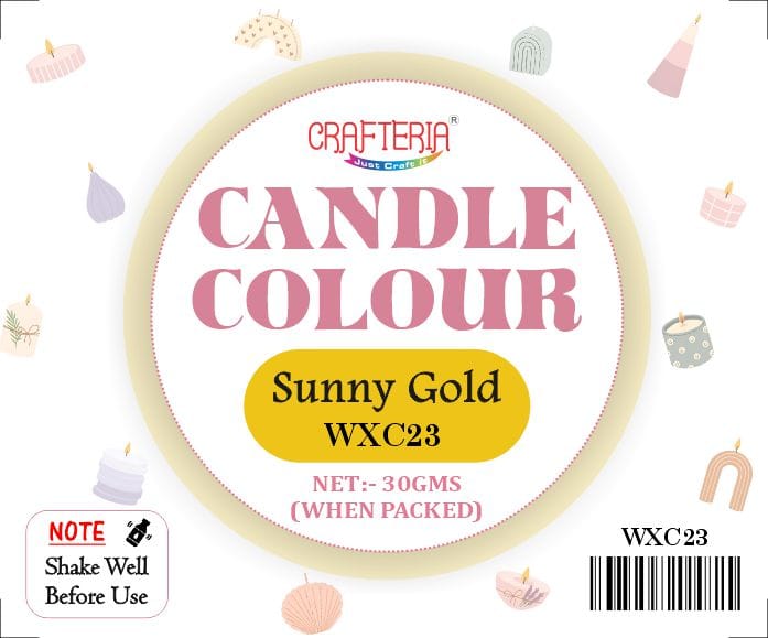 Sunny Gold Candle Colour - 3 - Furxotic