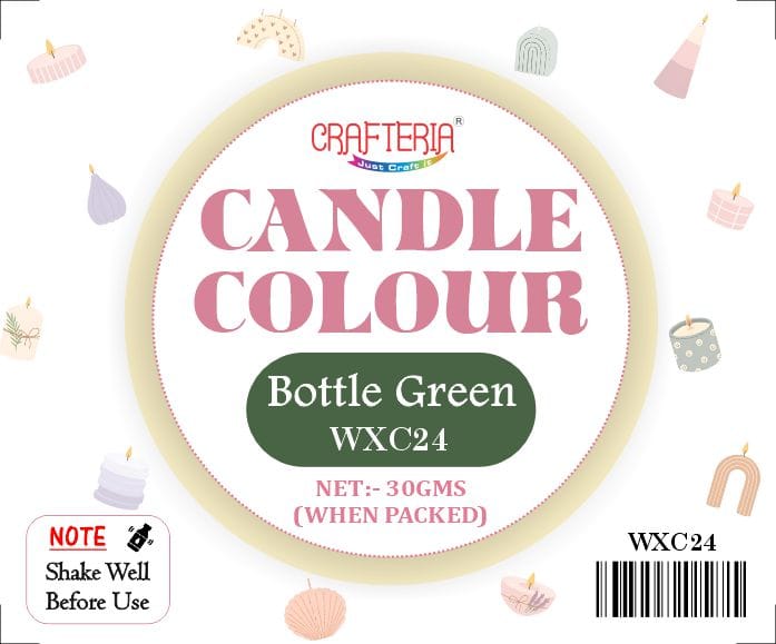 Bottle Green Candle Colour - 3 - Furxotic