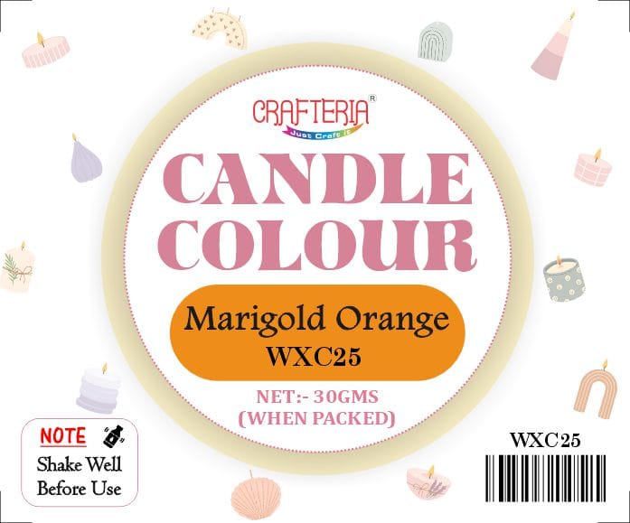 Marigold Orange Candle Colour - 3 - Furxotic