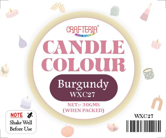 Burgundy Candle Colour - 3 - Furxotic