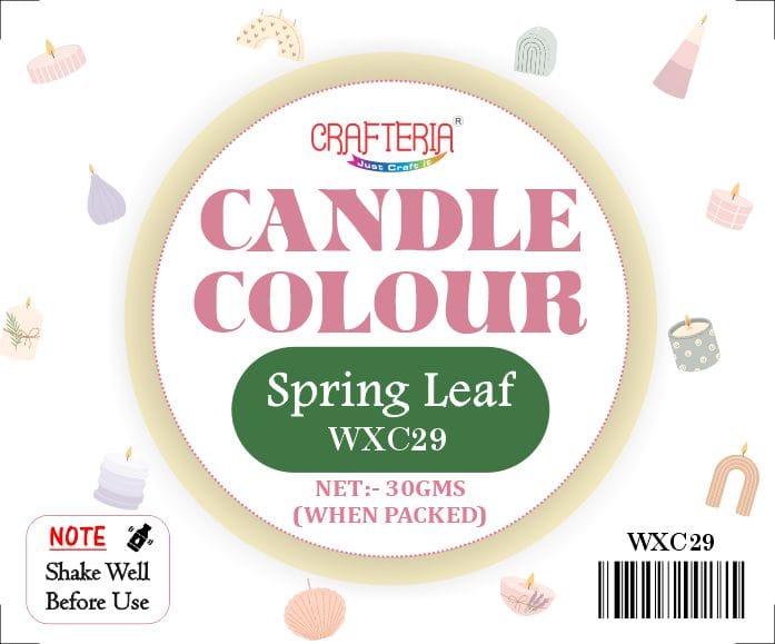 Spring Leaf Candle Colour - 3 - Furxotic