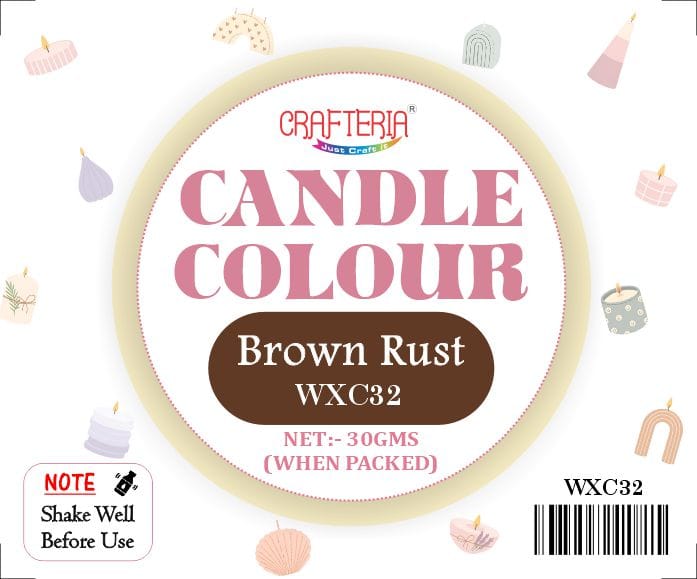 Brown Rust Candle Colour - 3 - Furxotic