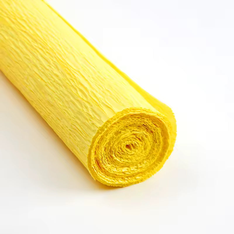 Crepe Paper Roll (Yellow - 20 inch x 8 ft)
