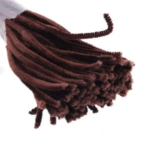 Pipe Cleaner Plain 100pcs (Brown)