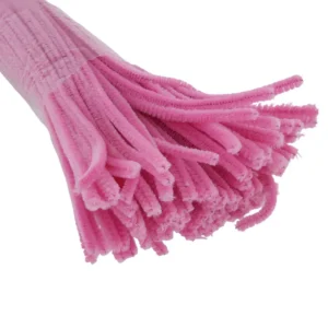 Pipe Cleaner Plain 100pcs (Pink)