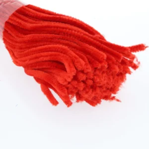 Pipe Cleaner Plain 100pcs (Red)