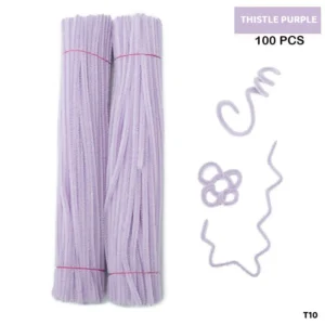 Pipe Cleaner Plain 100pcs (Thistle)