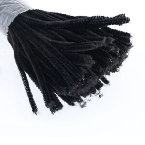 Pipe Cleaner Plain 100pcs (Black)