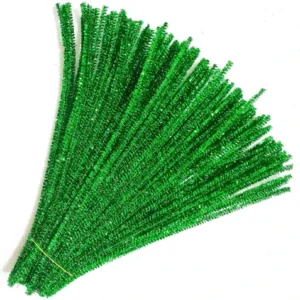 Pipe Cleaner Glitter 100pcs (Green)